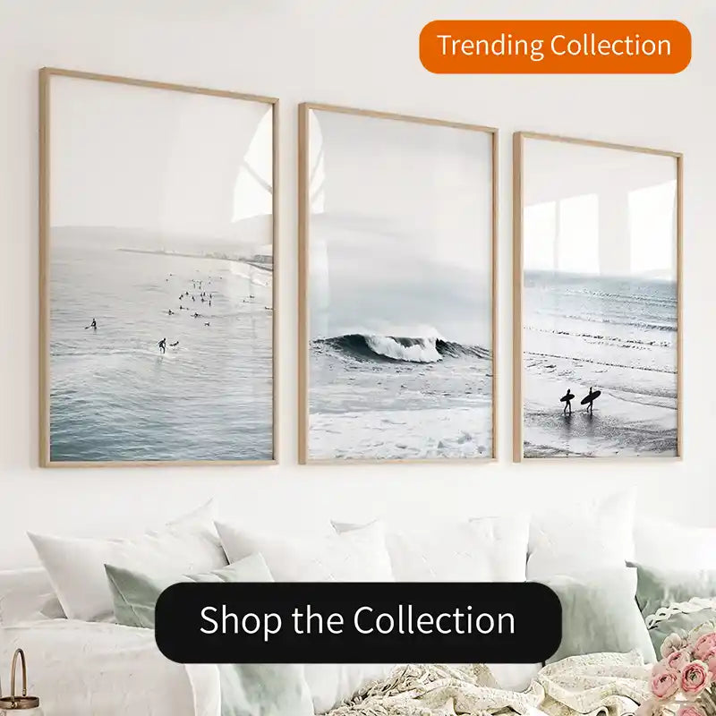 Trending Beach and Coastal Wall Decor Collection (Summer - Fall 2025)
