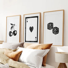 Load image into Gallery viewer, Playing Cards Y2K. Thinwood Frames for Bedroom.

