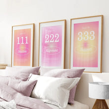 Load image into Gallery viewer, Danish Pastel Aesthetic Art Prints. Thin Wood Frames with Mat for Bedroom.
