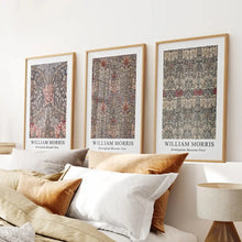 Load image into Gallery viewer, Botanical Wall Art Modern Painting Prints. Thinwood Frames Over the Bed.
