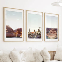 Load image into Gallery viewer, Travel Wall Art. Lake Powell, Utah. Horseshoe Bend, Arizona
