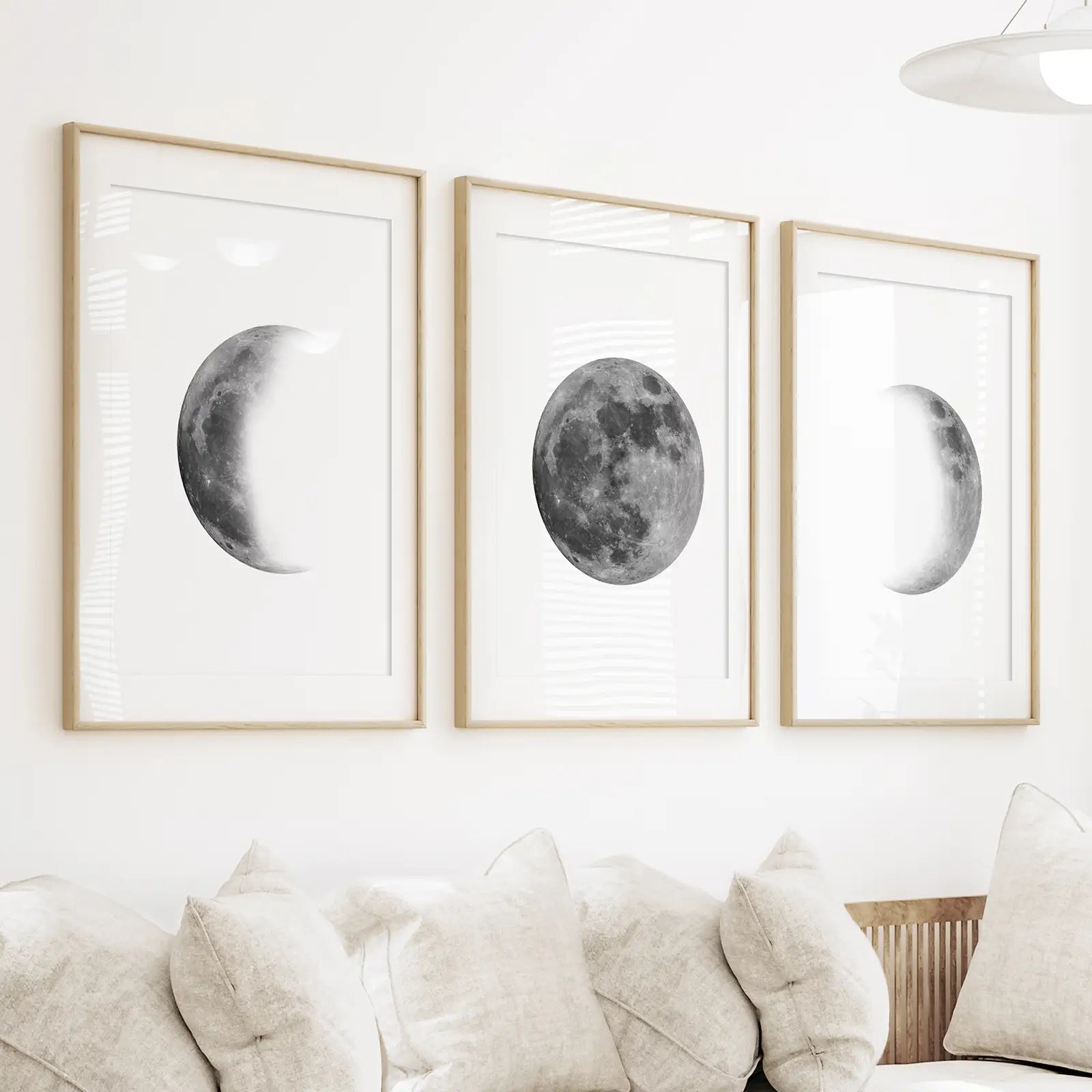Moon Phases Art How To: Moon Phases Wall Art Make