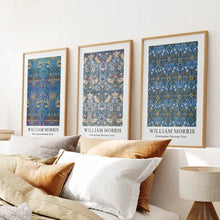 Load image into Gallery viewer, Nature Prints William Morris Wall Art. Thinwood Frames for Bedroom.

