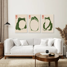 Load image into Gallery viewer, Matsumoto Hoji Trendy Canvas Wall Art Home Decor. Stretched Canvas Over the Coach.

