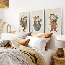 Load image into Gallery viewer, Matsumoto Hoji Art Poster Printable Wall Decor.White Frames for Bedroom.
