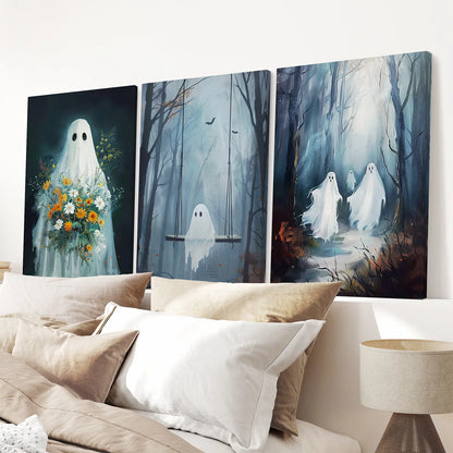 Spooky Season Decor Best Selling Wall Art Poster. Stretched Canvas for Bedroom.