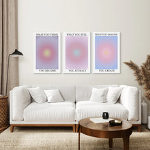 Load image into Gallery viewer, Zen Wall Art. Y2K Decor. Wrapped Canvas for Living Room.
