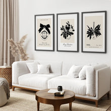 Load image into Gallery viewer, Modern Xmas Home Decor Wall Art. Black Frames with Mat for Living Room.
