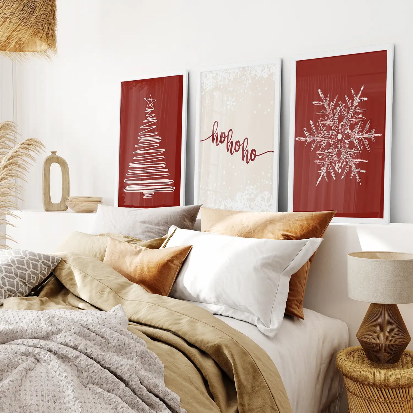 Printable Best Selling Wall Art Prints. Winter Home Decor. White Frames for Living Room.