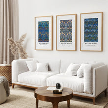 Load image into Gallery viewer, Art Nouveau Modern Wall Art Prints. Thinwood Frames with Mat Over the Coach.
