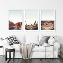 Load image into Gallery viewer, Travel Wall Art. Lake Powell, Utah. Horseshoe Bend, Arizona
