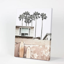 Load image into Gallery viewer, California Coastal Lifestyle Print. Summer Beach. Canvas Print
