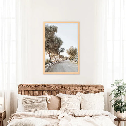 Boho Chic Wall Decor. Coastal Travel Theme. Wood Frame