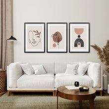 Load image into Gallery viewer, Boho Abstract Art Set of 3 - Modern Poster Bundle

