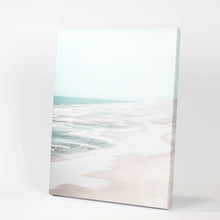 Load image into Gallery viewer, Coastal Beach Wall Art Print. Ocean Waves. Canvas Print
