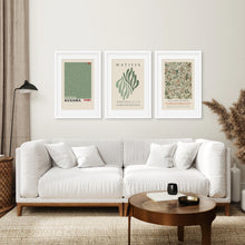 Load image into Gallery viewer, Yayoi Kusama Sage Green Print Set of 3
