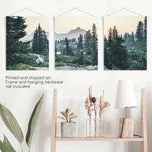 Load image into Gallery viewer, Mountain Pine Tree Forest Wall Decor. Rampart Ridge, Washington, USA. Unframed Art
