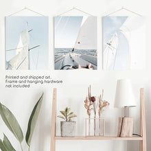 Load image into Gallery viewer, Nautical 3 Pieces Print. Sailing, Yacht. Unframed Prints
