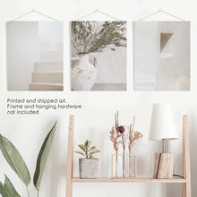 Load image into Gallery viewer, Boho Architectural Set of 3 Pieces. Neutral Tones. Unframed Prints
