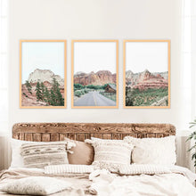 Load image into Gallery viewer, US National Park Wall Art. Zion, Sedona, Capitol Reef Torrey
